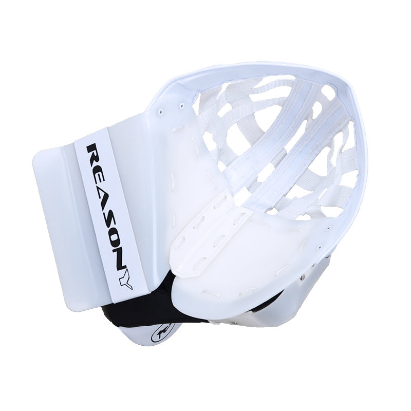 Ball hockey goalie glove PRO MP White