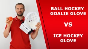 Ball hockey goalie glove PRO MP White