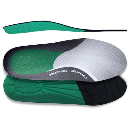 Antibacterial sport insole for ball hockey goalie shoes